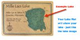 Lake Lewisville Floor Mat - Lake Gift - Lake House Decor - Denton TX